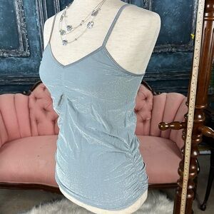 Shimmering tank top vintage silver JL
